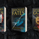 The Hanged God trilogy book covers: Northern Wrath, Shackled Fates, Slaughtered Gods
